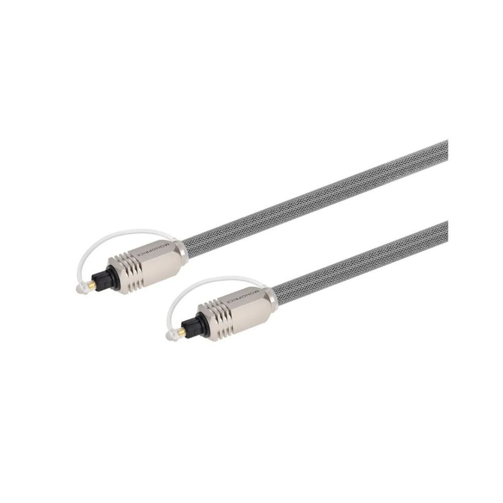 Monoprice Digital Optical (Toslink) Cable - 12ft 1 Monoprice Digital Optical Toslink Cable 12ft