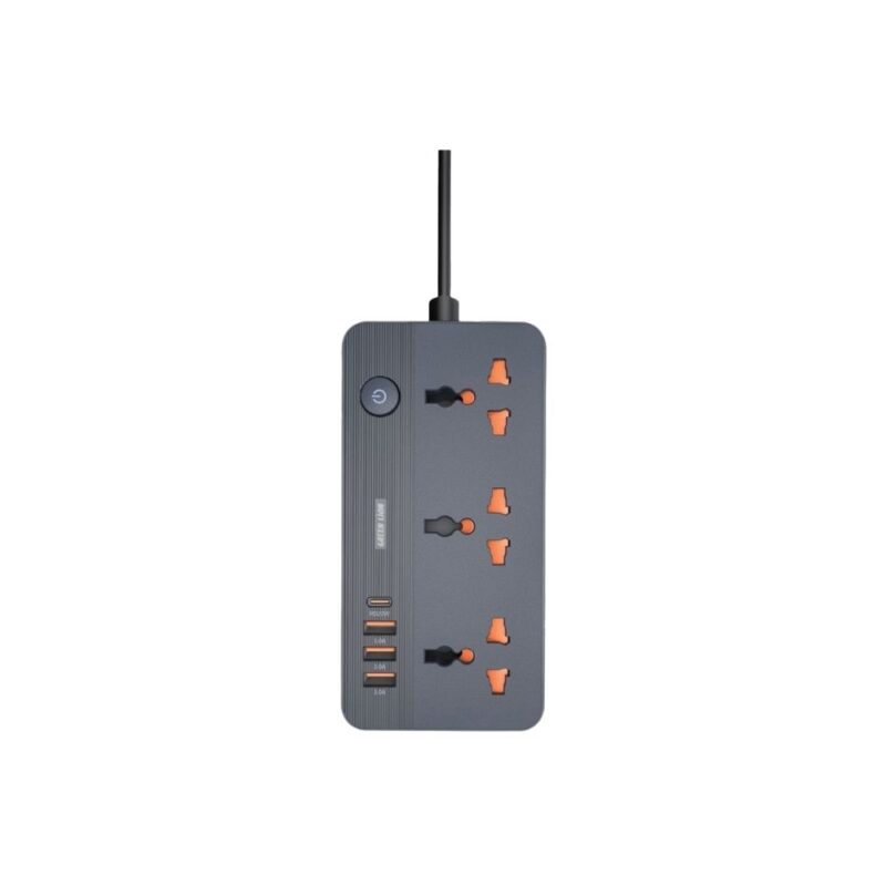 Gs Power Tools Green Lion GS-200 Power Socket 2500W {GNGS200PSBK} - FutureSpace