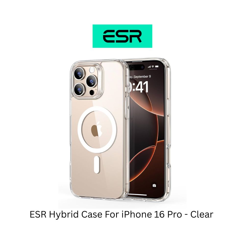 ESR Hybrid Case For iPhone 16 Pro - Clear 1 ESR Hybrid Case iPhone 16 Pro Clear 1
