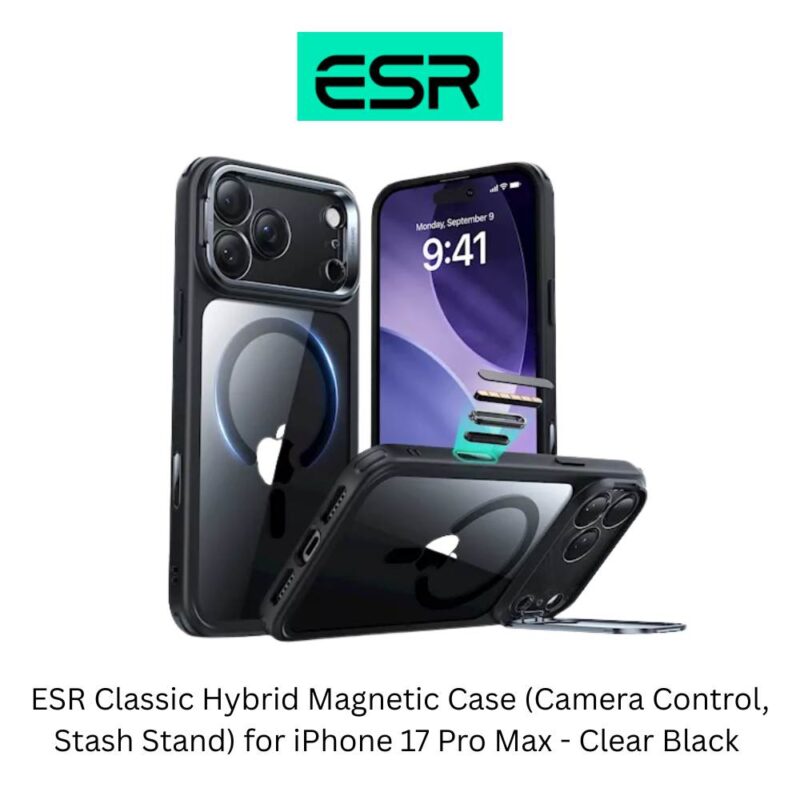 ESR Classic Hybrid Magnetic Case (Camera Control, Stash Stand) for ...