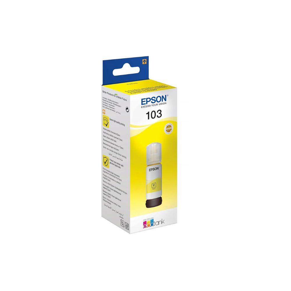 Epson 103 Ecotank Yellow Ink 65ml 1 Epson 103 Ecotank Yellow Ink 65ml 1