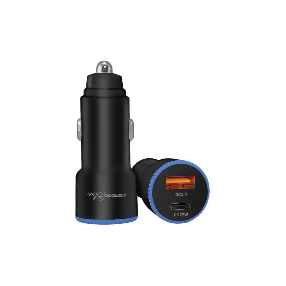 Porodo Blue Graz PD QC 45W USB Car Charger 1